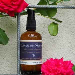 Das energetisierte Körperöl von Galina Patricia Binder unterstützt dich dabei, deine weibliche Energie zu spüren, dich hinzugeben und zu entspannen. Mit dem sinnlichen Duft der Rose entfaltet sich zusätzlich die Liebe zu dir selbst.